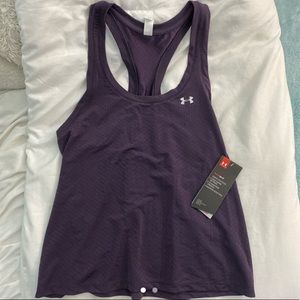 purple underarmour tank top!
